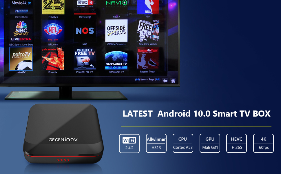 G3 pro Android 10.0 tv box Allwinner H313 2 16GB Set Top Box