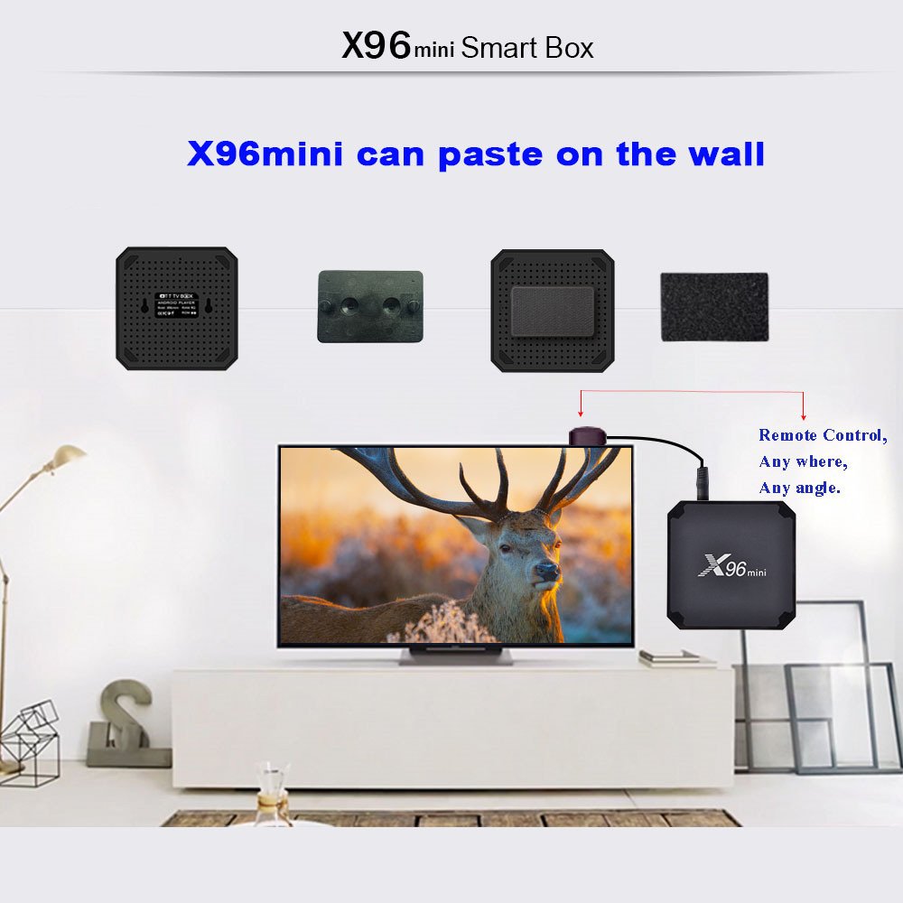 Hot Selling X96MINI Android 7.1 Tv Box 2 16G Media Player