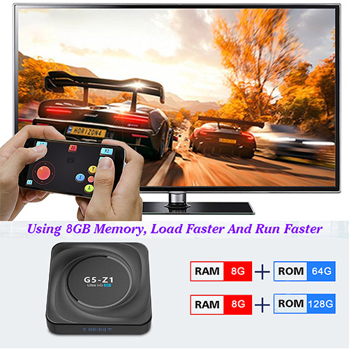 2021 G5 Z1 RK3566 TV Box Android 11 8GB RAM 64GB 128GB ROM Support 8K 2.4G/5G WiFi