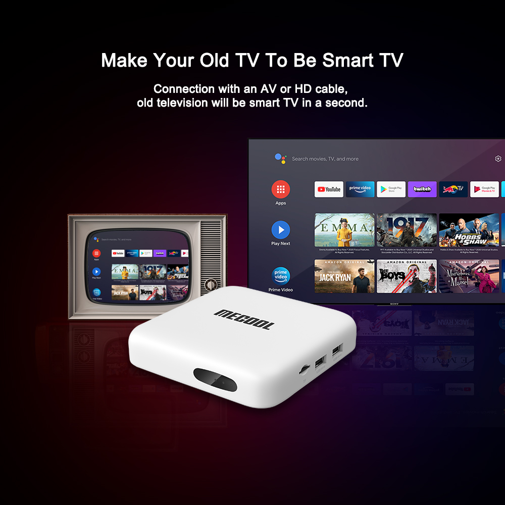 Mecool KM2 Netflix 4K Android TV Box Amlogic S905X2 2GB DDR4 Google Prime Video HDR 10 Widevine L1 TV BOX Mecool KM2 Netflix 4K Android TV Box Amlogic S905X2 2GB DDR4 Google Prime Video HDR 10 Widevine L1 TV BOX