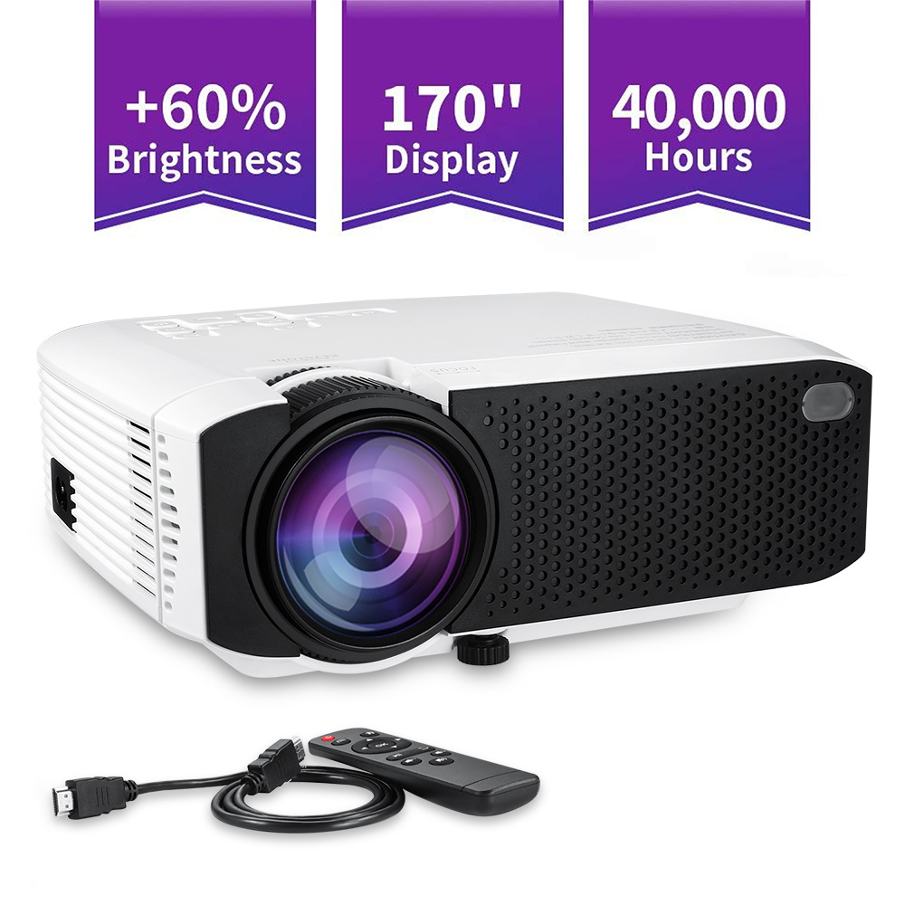 Mini Projector 480P Led WiFi High Bright Android WiFi HD Smart Projector Home Theater Cinema 3D Movie