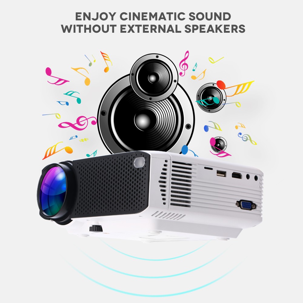 Mini Projector 480P Led WiFi High Bright Android WiFi HD Smart Projector Home Theater Cinema 3D Movie