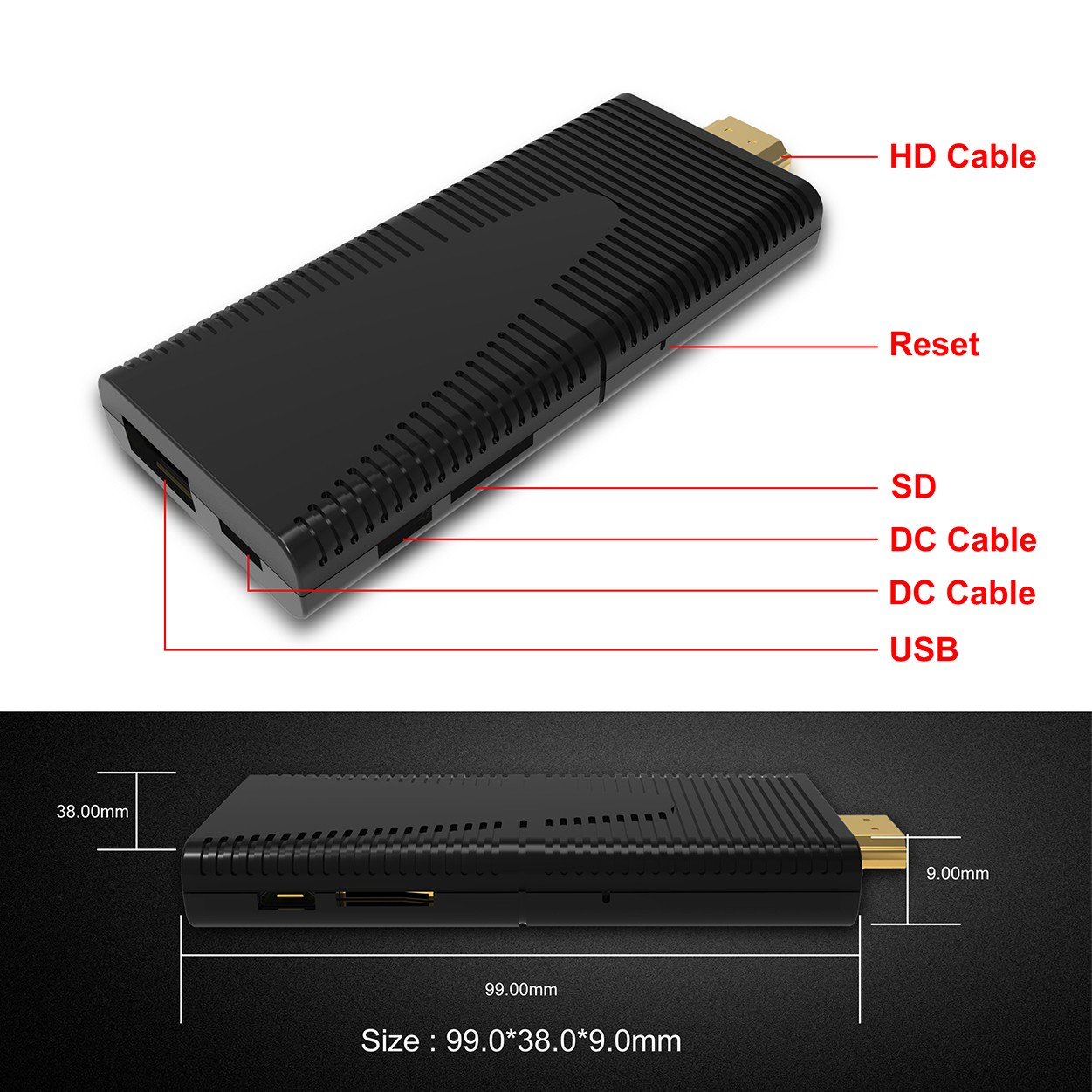 2022 Newest Smart Tv stick Android 11.0 2G/16G 4G/32G 3D Video 4K 2.4G 5G Wifi BT Quad-Core TV receiver