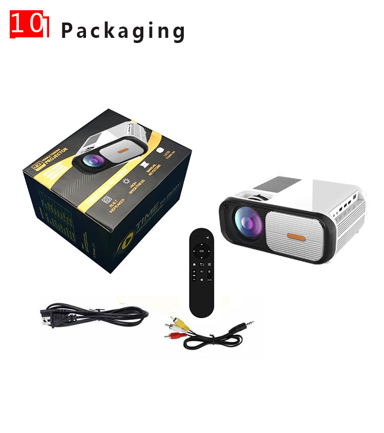 factory direct proyector with 2.4G/5G dual wifi BT5.0 LCD LED 1080P Android smart projector built-in speaker