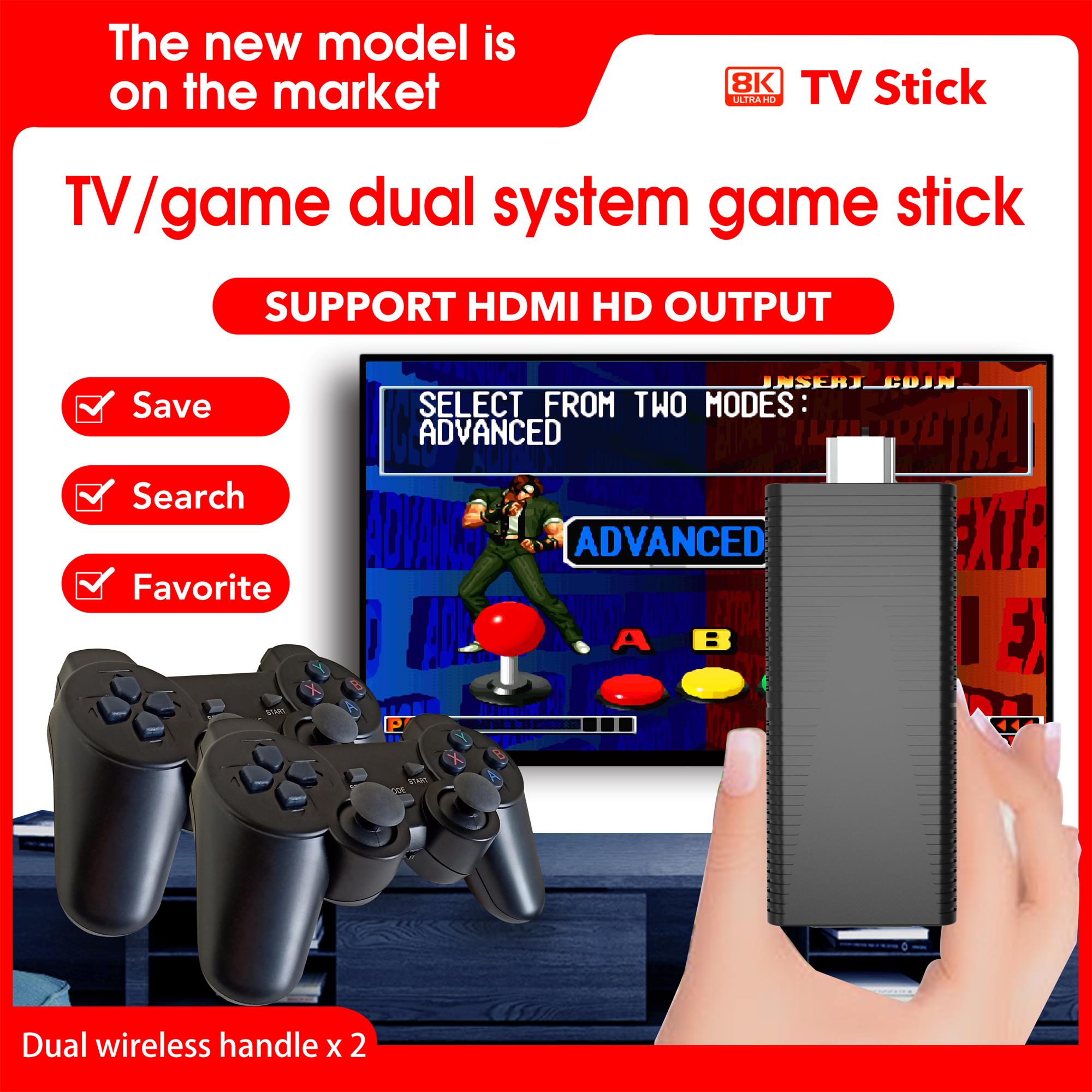 4K Android Game TV stick with dual system