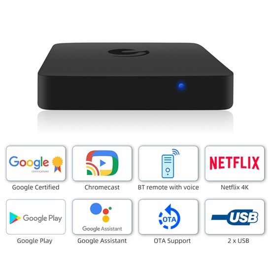 ATV2 Google Certified voice command android tv box