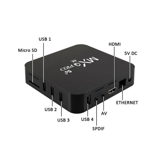 MXQ PRO Android 10.1 RAM 2GB ROM 16GB Smart TV Box