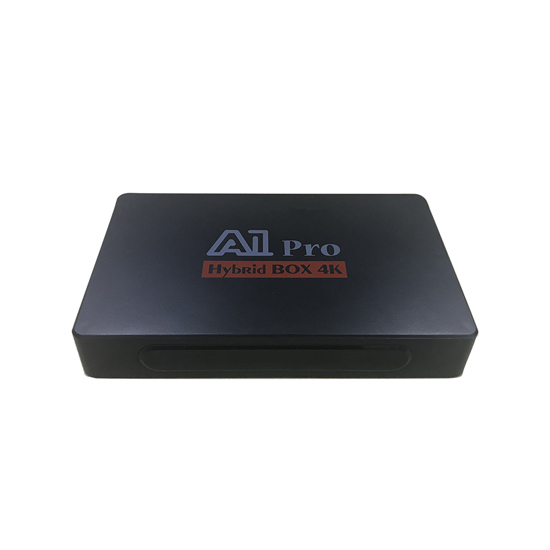 A1 pro Hybrid Box 4K OTT+T2+S2+C Satellite Tv Receiver