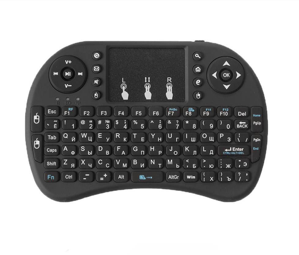 I8 Multi-Language 2.4GHz Wireless Keyboard Air Mouse Work With Android TV BOX